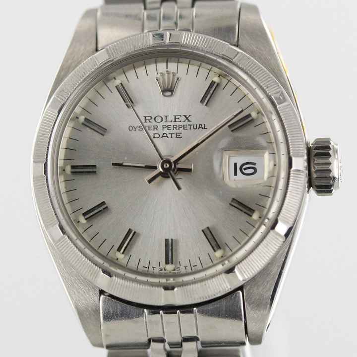  Rolex Oyster Perpetual Lady Date 1982//26MM//VINTAGE//SILVER DIAL//REF. 69190//LC100 # 669 