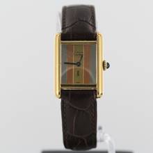Thumbnail von Cartier Tank Vermeil VERMEIL//TRINITY DIAL//925 SILVER/GOLD PLATED # 635