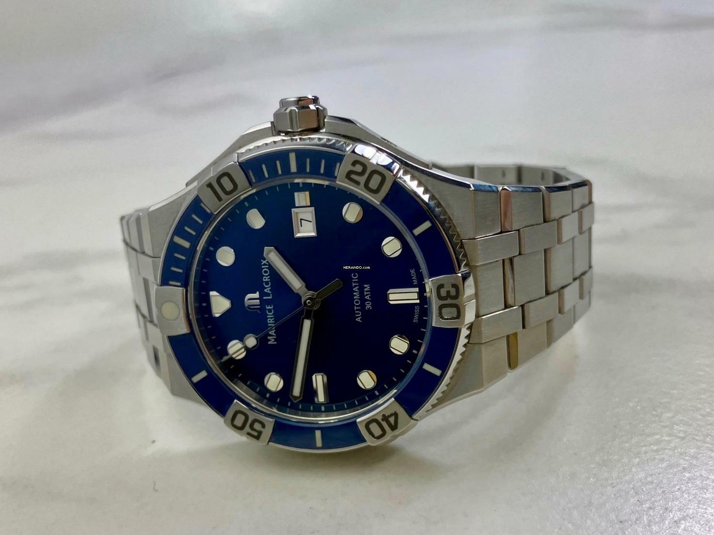 Thumbnail von Maurice Lacroix AIKON Venturer Blue/B+P/06-2024 </h1>