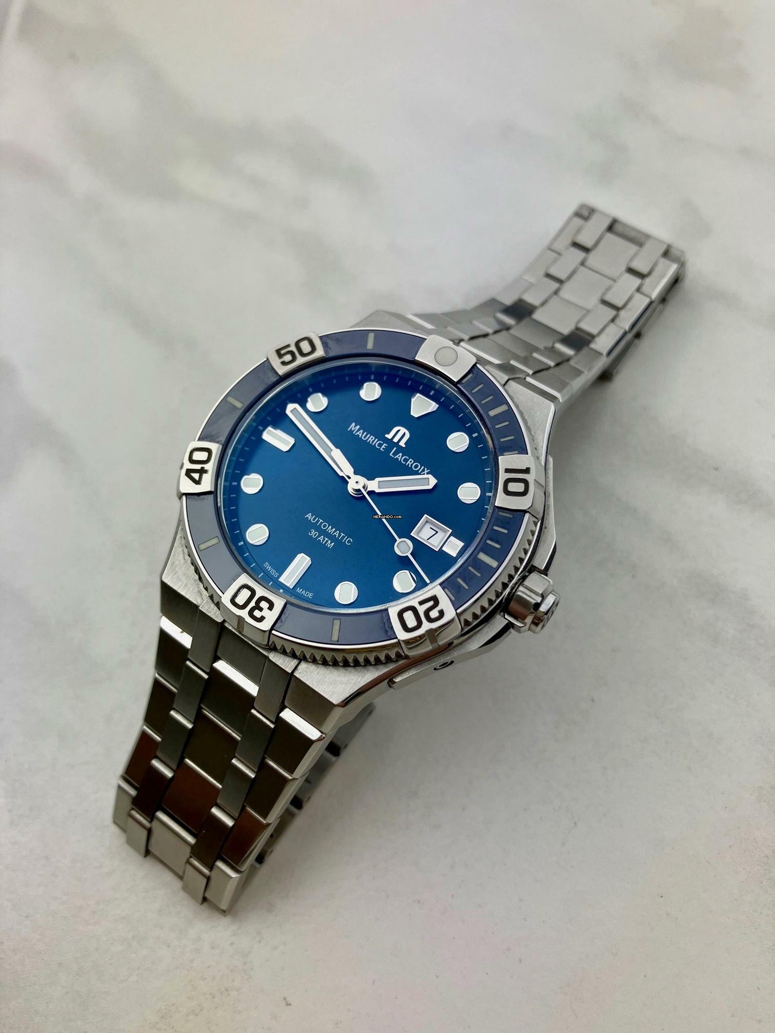 Thumbnail von Maurice Lacroix AIKON Venturer Blue/B+P/06-2024 </h1>