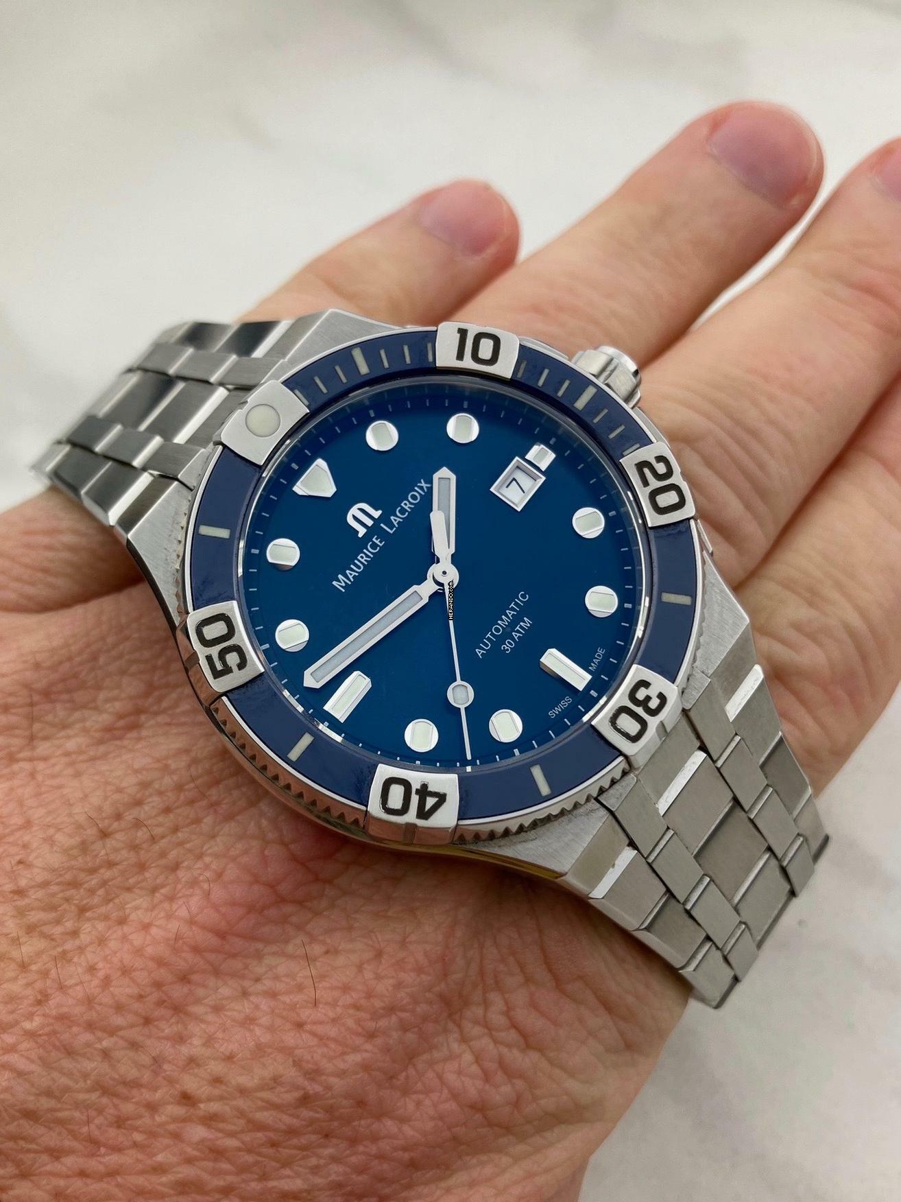  Maurice Lacroix AIKON Venturer Blue/B+P/06-2024 </h1> 