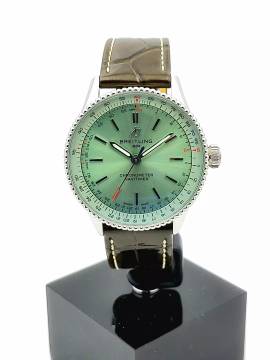  Breitling Navitimer Automatic 36 green dial new Full Set 2024 </h1> 