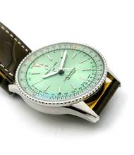 Thumbnail von Breitling Navitimer Automatic 36 green dial new Full Set 2024 </h1>