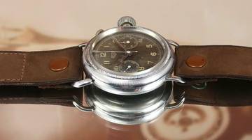 Thumbnail von Heuer SUPER RARE OVERSIZE PILOT'S CHRONO FROM THE 30'S VINTAGE