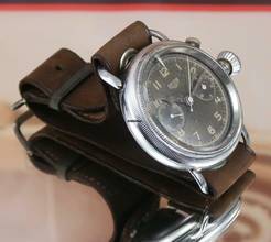 Thumbnail von Heuer SUPER RARE OVERSIZE PILOT'S CHRONO FROM THE 30'S VINTAGE