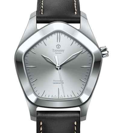  Tzoumy Genève Opalin Silber Rhodinierte Sekunde (5-Jahre Garantie) 