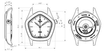 Thumbnail von Tzoumy Genève Opalin Silber Rhodinierte Sekunde (5-Jahre Garantie)