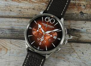 Thumbnail von Alexander Shorokhoff Happy Second Chronograph Orange limitierte Serie von 50 Stück