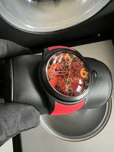 Thumbnail von Corum Bubble Big Bubble 52 Diablo Red Dial Titanium Automatik 3x die 6 auf den Zifferblatt 666