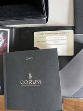 Thumbnail von Corum Bubble Big Bubble 52 Diablo Red Dial Titanium Automatik 3x die 6 auf den Zifferblatt 666