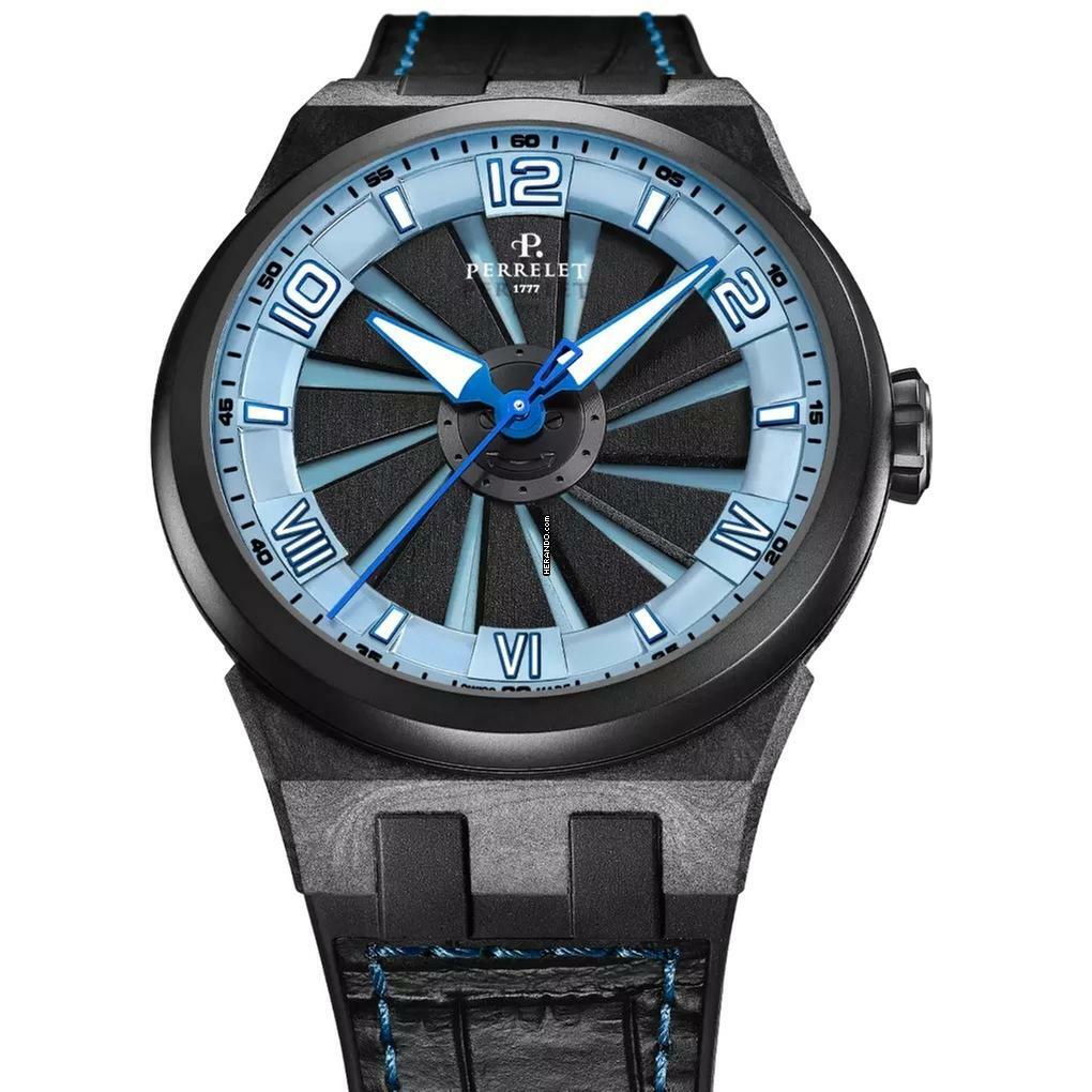 Thumbnail von Perrelet Turbine CARBON ICE BLUE