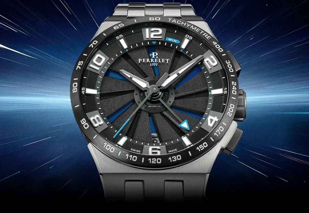  Perrelet Turbine Chrono Neo Full Titanium 3 different colors possible 