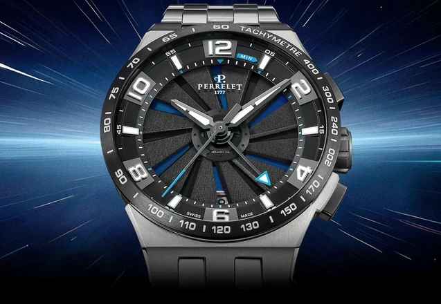  Perrelet Turbine Chrono Neo Full Titanium 3 different colors possible 