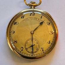 Thumbnail von Patek Philippe Taschenuhr mit überholtem Werk aus dem Jahr 1920-1925
