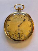 Thumbnail von Patek Philippe Taschenuhr mit überholtem Werk aus dem Jahr 1920-1925