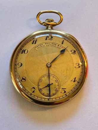  Patek Philippe Taschenuhr mit überholtem Werk aus dem Jahr 1920-1925  