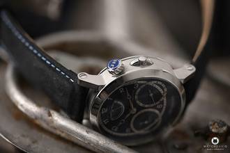 Thumbnail von Benzinger GAP 2 Midnight Blue mit eigenem Manufakturkaliber handguillochiert mit Keramikeinlagen