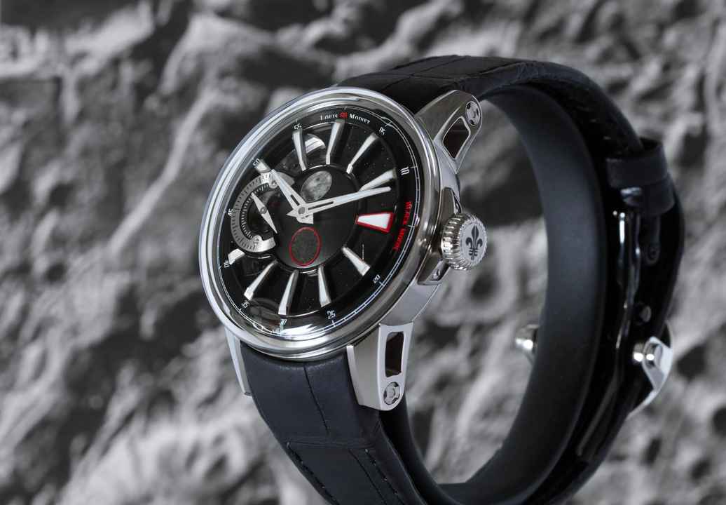  Louis Moinet Black Moon Meteorite Aventurine Titanium 