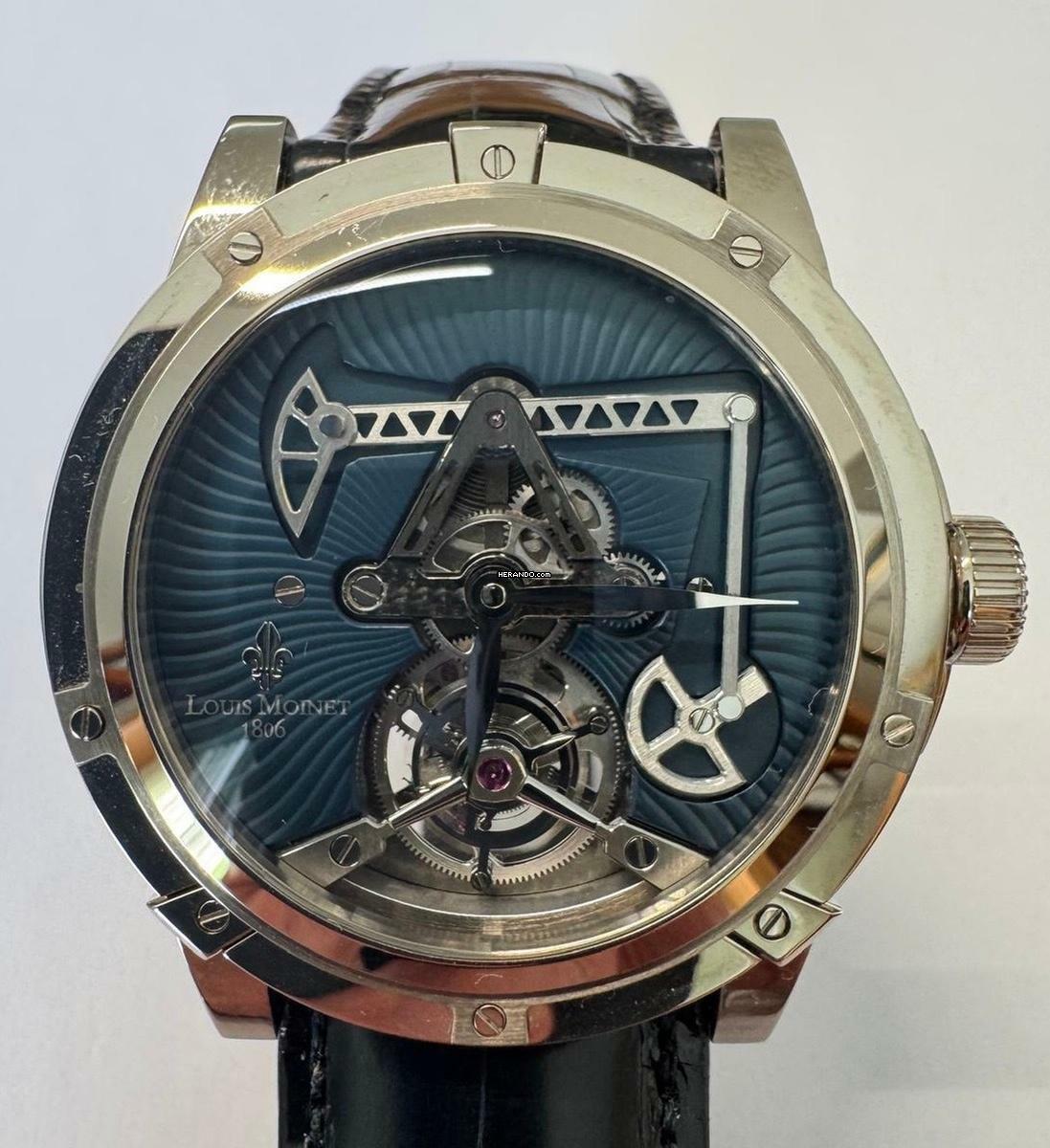  Louis Moinet LM-14.70.03/20 Handaufzug 2013 Weißgold Neuwertig & Ungetragen </h1> 