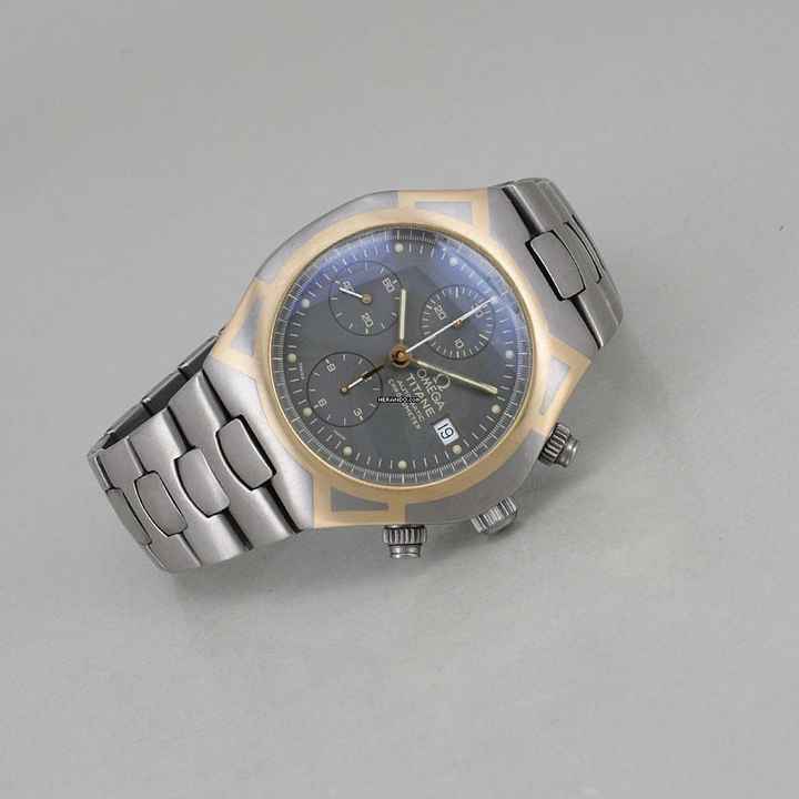  Omega Seamaster Polaris Chronograph Polaris 120m Automatik Titan/Gold Ø 42 mm </h1> 