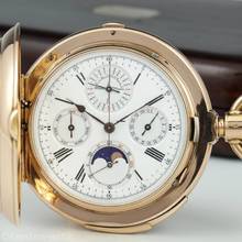 Thumbnail von Gedeon Thommen astronomische Grand Complication 18k Gold Taschenuhr 8 Komplikationen 1890