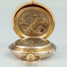 Thumbnail von Gedeon Thommen astronomische Grand Complication 18k Gold Taschenuhr 8 Komplikationen 1890