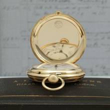 Thumbnail von A. Lange & Söhne Full Set“ 18k Gold qualität 1A Taschenuhr Seconde Morte um 1886 Sehr Selten </h1>