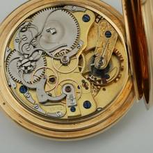 Thumbnail von A. Lange & Söhne 18k Gold ½ Savonette mit Chronograf Diamant Original Box und Zertifikat 1890. </h1>