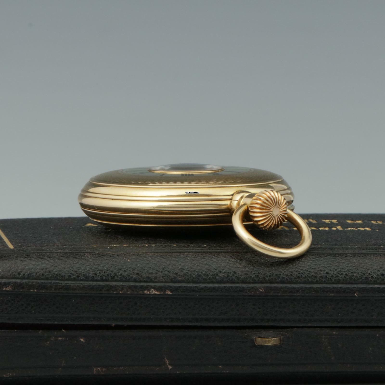 Thumbnail von A. Lange & Söhne 18k Gold ½ Savonette mit Chronograf Diamant Original Box und Zertifikat 1890. </h1>