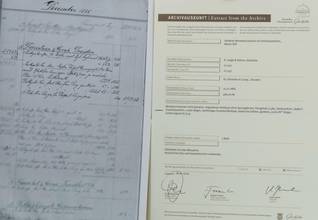 Thumbnail von A. Lange & Söhne Full Set14k Gold Taschenuhr ¼ Repetition Original Etui Garantiekarte 1885