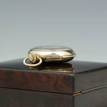 Thumbnail von Haas Nevaux & Cie. 18k. Gold Taschenuhr 36j Minutenrepetition Split-Sekunde Chronograph und Box 1905