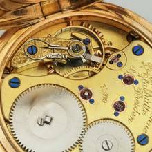 Thumbnail von A. Lange & Söhne 18k Gold Guilliaume-Unruhe Kal.45 Taschenuhr Original Box Museums Zertifikat 1910. </h1>