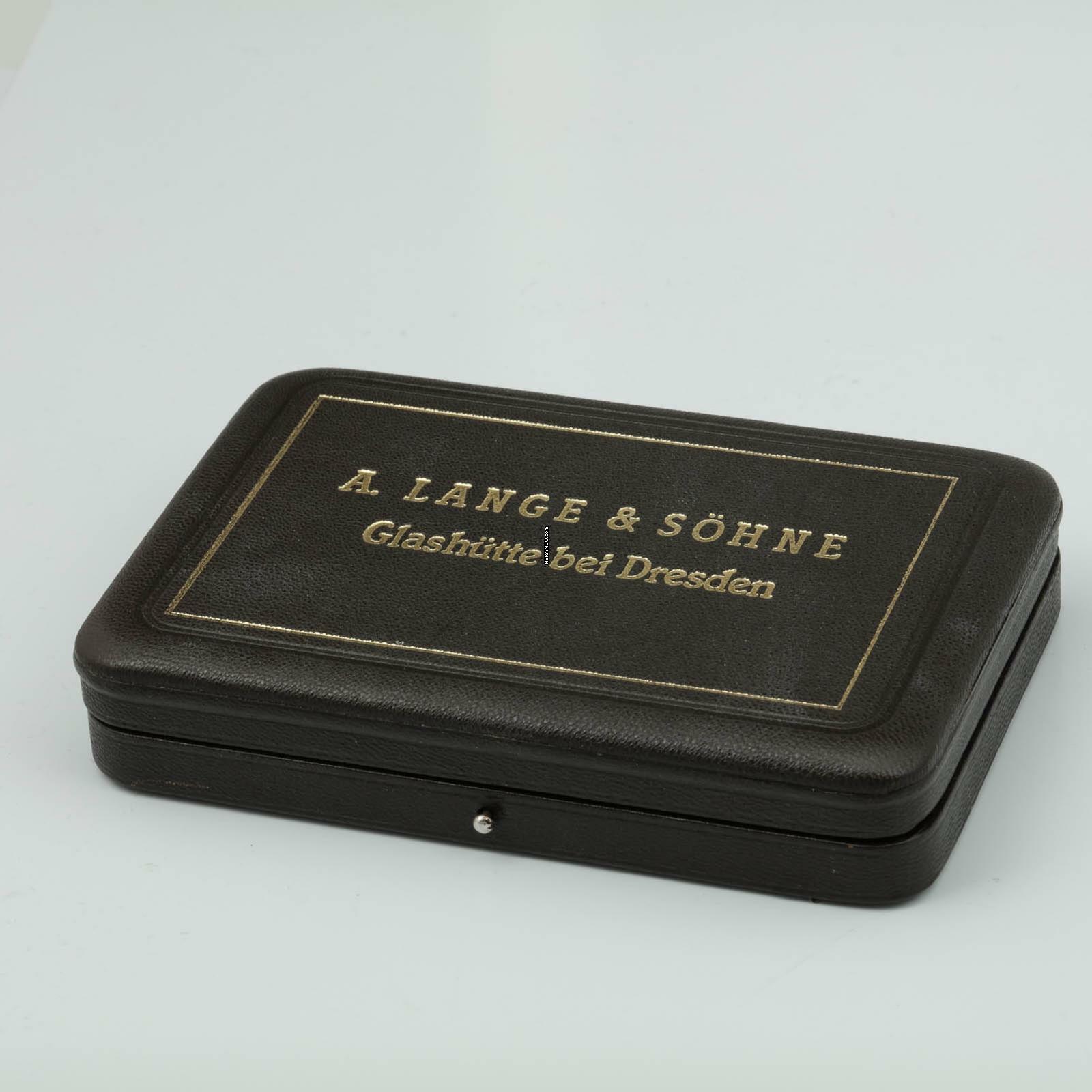 Thumbnail von A. Lange & Söhne 55mm Gr 130g schwere Qualität 1A Taschenuhr 18k Gold mit Box & Zertifikat 1906 </h1>