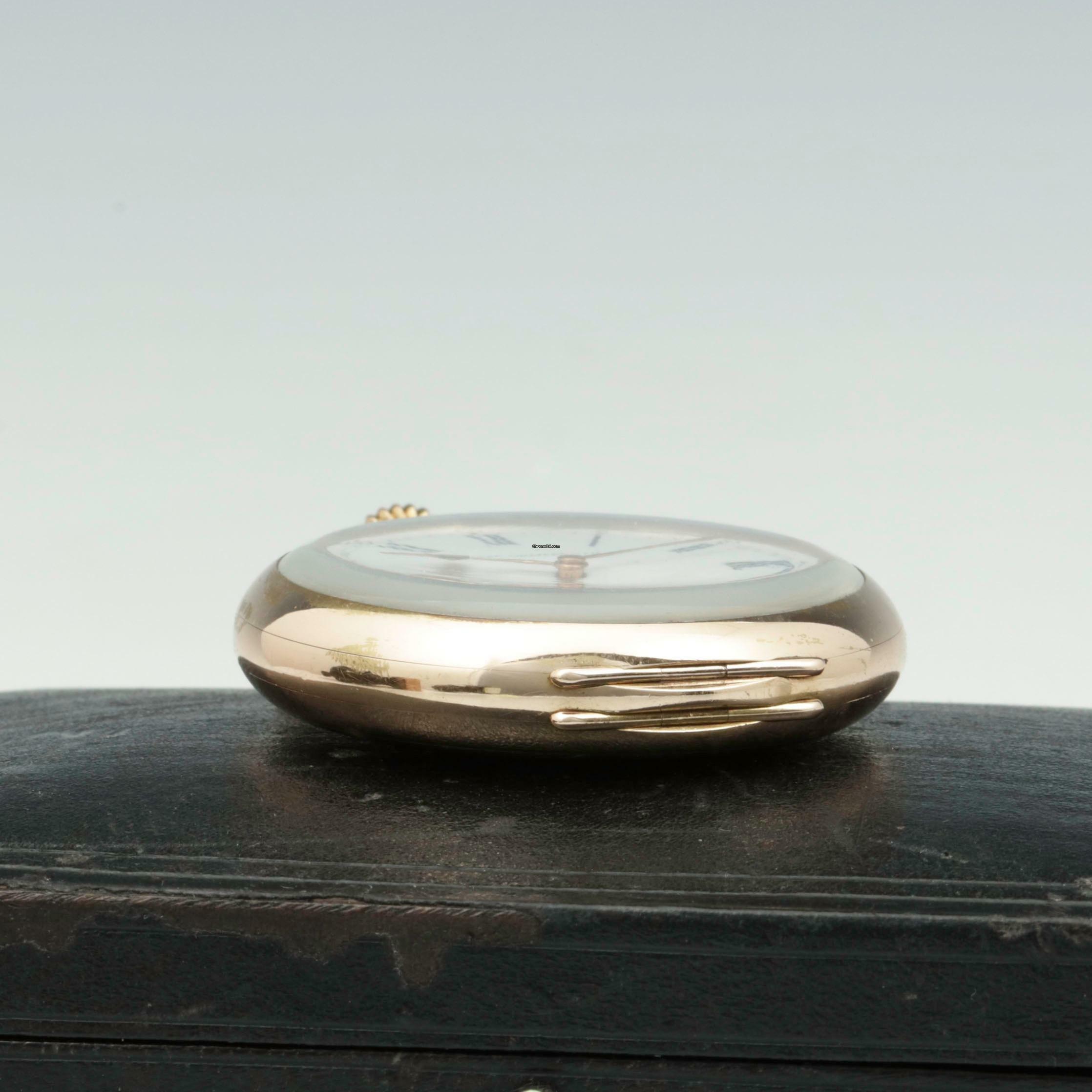 Thumbnail von Patek Philippe Gondolo Mint 56mm Chronometro Gondolo 18k Gold mit Original-Box um 1914. Full Set Box und Papiere