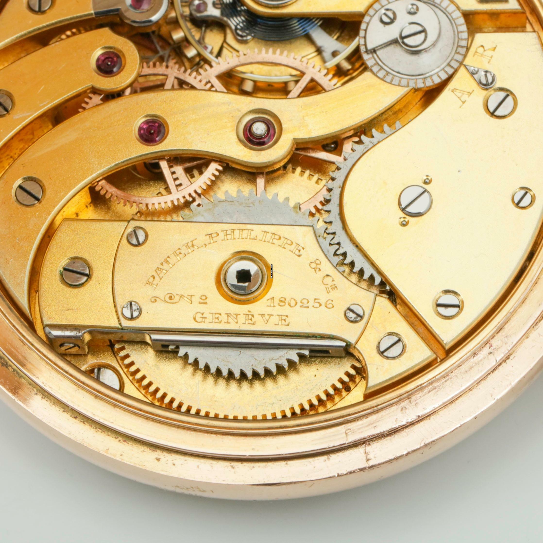 Thumbnail von Patek Philippe Gondolo Mint 56mm Chronometro Gondolo 18k Gold mit Original-Box um 1914. Full Set Box und Papiere