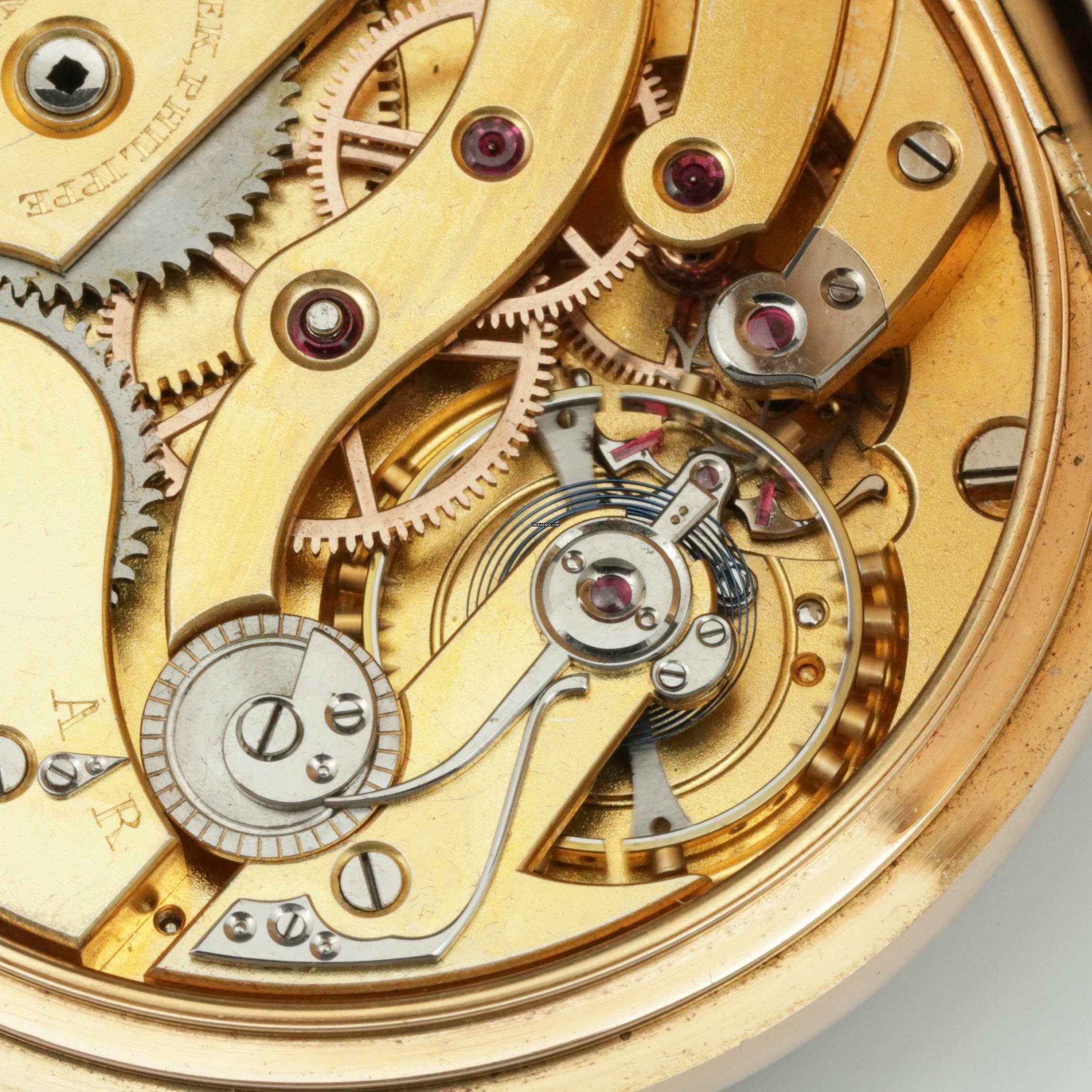 Thumbnail von Patek Philippe Gondolo Mint 56mm Chronometro Gondolo 18k Gold mit Original-Box um 1914. Full Set Box und Papiere