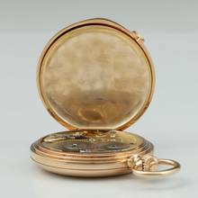 Thumbnail von Richard Glaeser Glashütter Rarität 1A 18k Gold Taschenuhr Reseller Eduard Fleischer Glashütte & Dresden