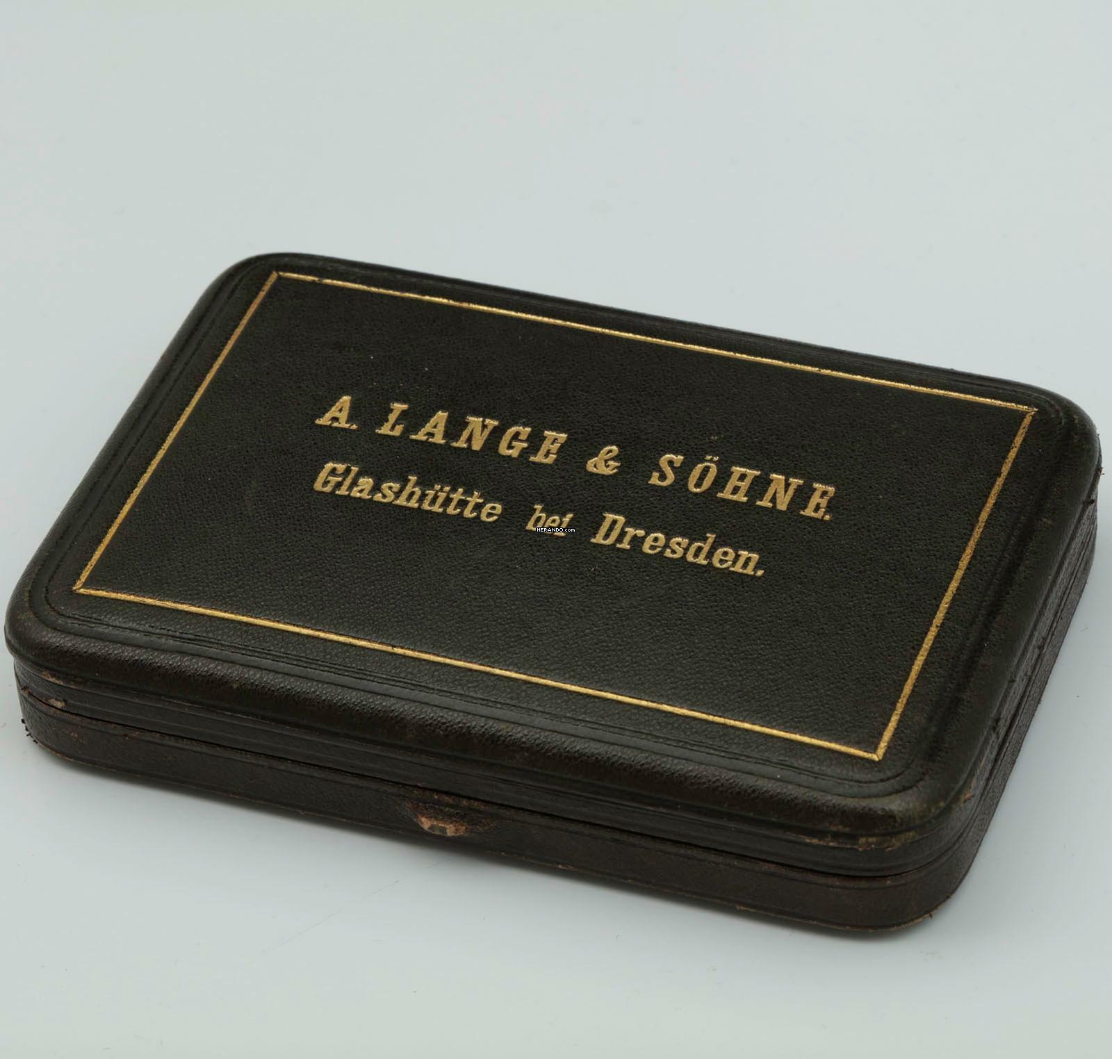 Thumbnail von A. Lange & Söhne neuwertige Qualität 1A Tresoruhr 18k Gold mit Original Etui und Papiere 1917 </h1>