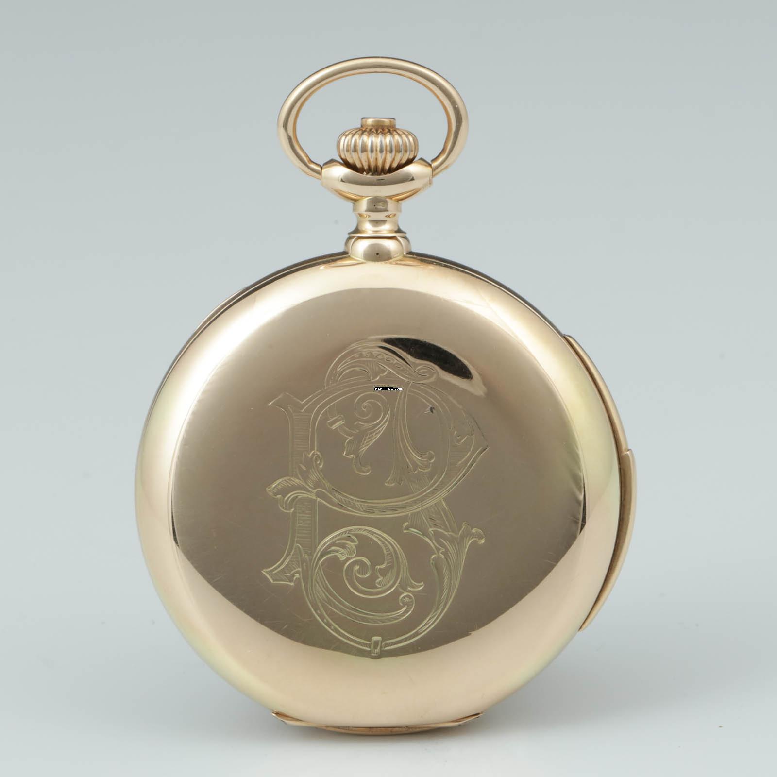 Thumbnail von unbekannt Anker-Chronometer 14k Gold mit Minuten Repetition in feine Qualität seltenes Werk 1920