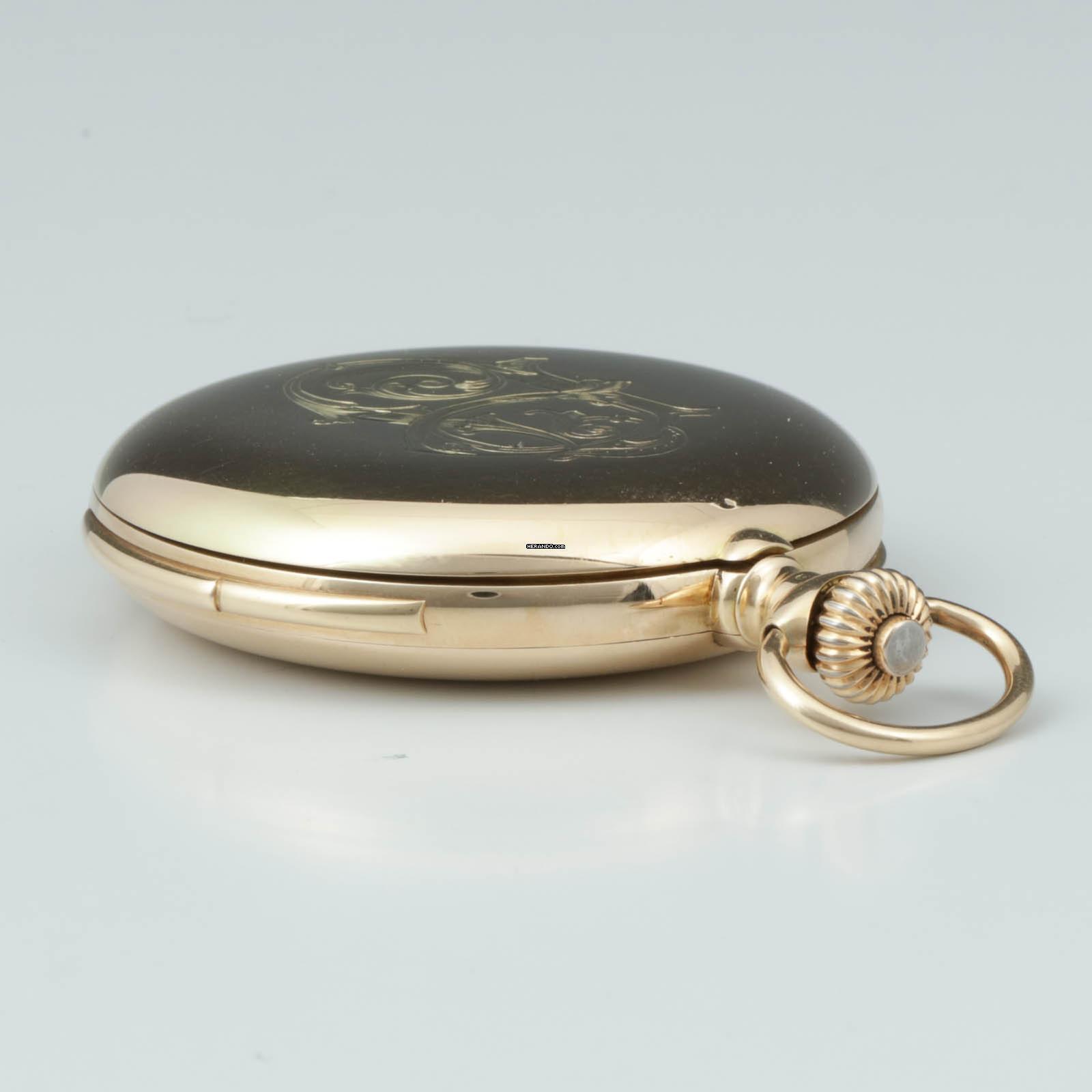 Thumbnail von unbekannt Anker-Chronometer 14k Gold mit Minuten Repetition in feine Qualität seltenes Werk 1920