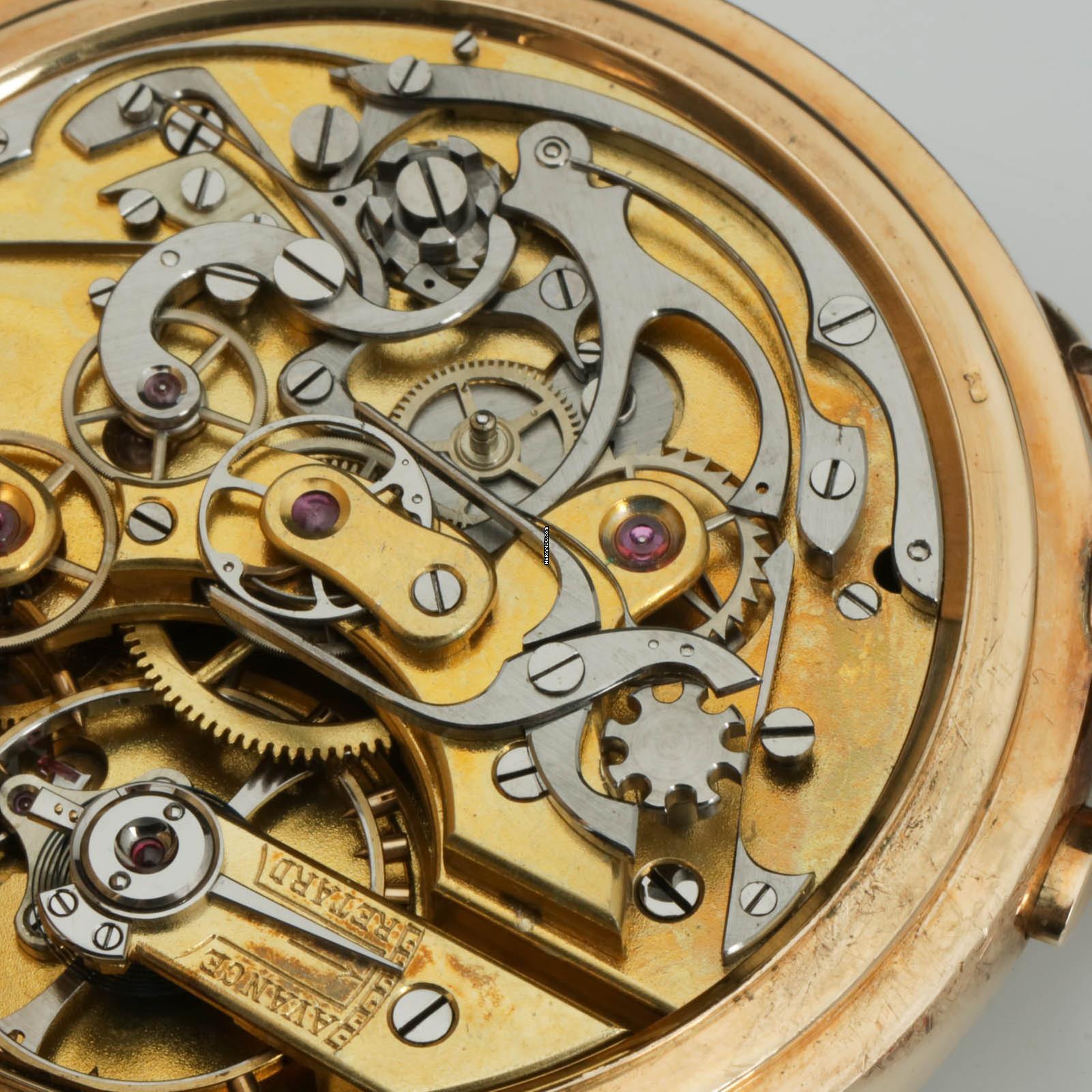 Thumbnail von Ungemarkt Taschenuhr Gr. schwerer Schweizer Ankerchronometer Split Sekunde 1890 Valée de Joux