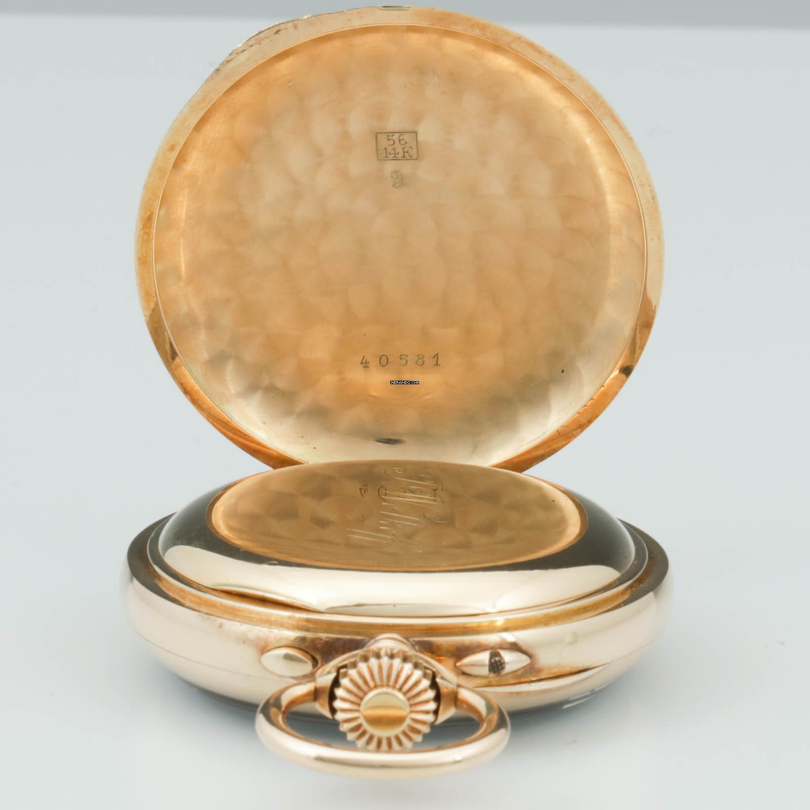 Thumbnail von Ungemarkt Taschenuhr Gr. schwerer Schweizer Ankerchronometer Split Sekunde 1890 Valée de Joux