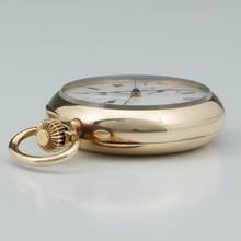 Thumbnail von Ungemarkt Taschenuhr Gr. schwerer Schweizer Ankerchronometer Split Sekunde 1890 Valée de Joux