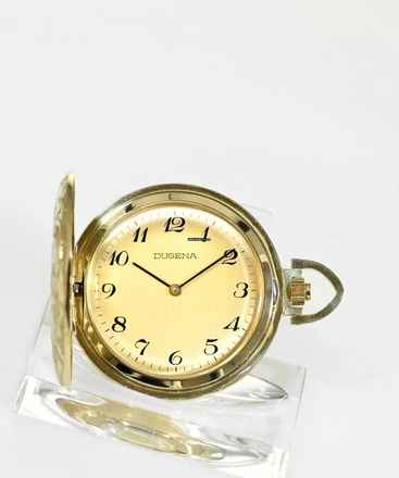  Dugena 14k Gold Savonnette Taschenuhr </h1> 