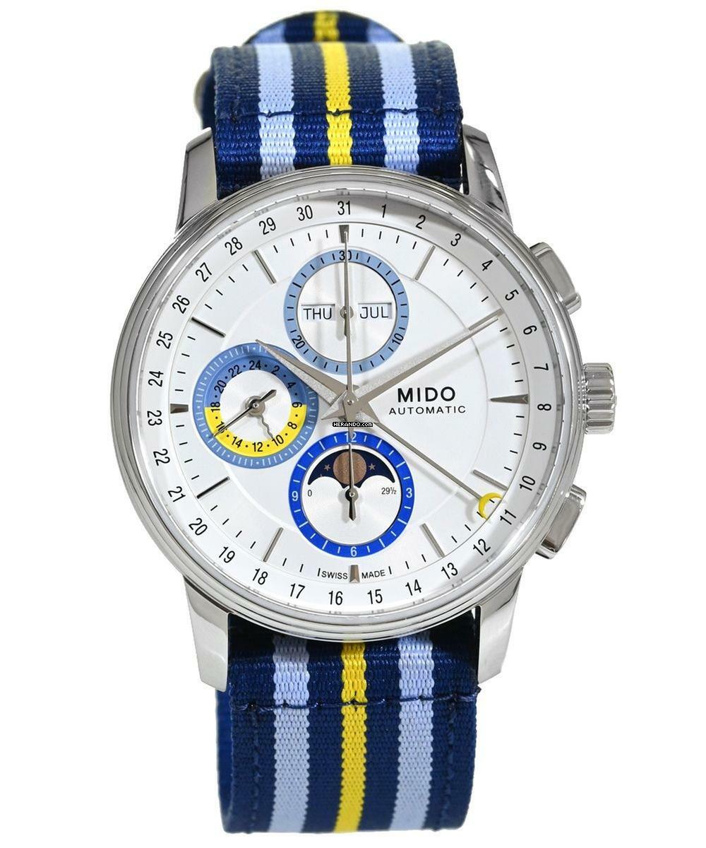 Mido Baroncelli Moonphase Chronograph Moonphase Ref. M027.625.17.031.00 31,5 </h1> 