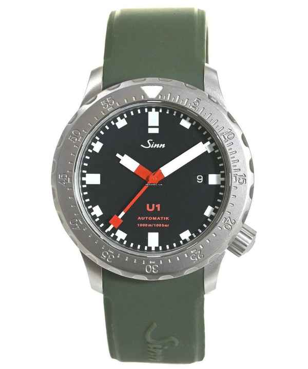  Sinn U1 aus U-Boot-Stahl (Monochrom Lünette) Ref. 1010 </h1> 