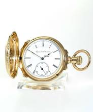 Thumbnail von Elgin National watch Co Taschenuhr in 14ct Rosegold Savonnette