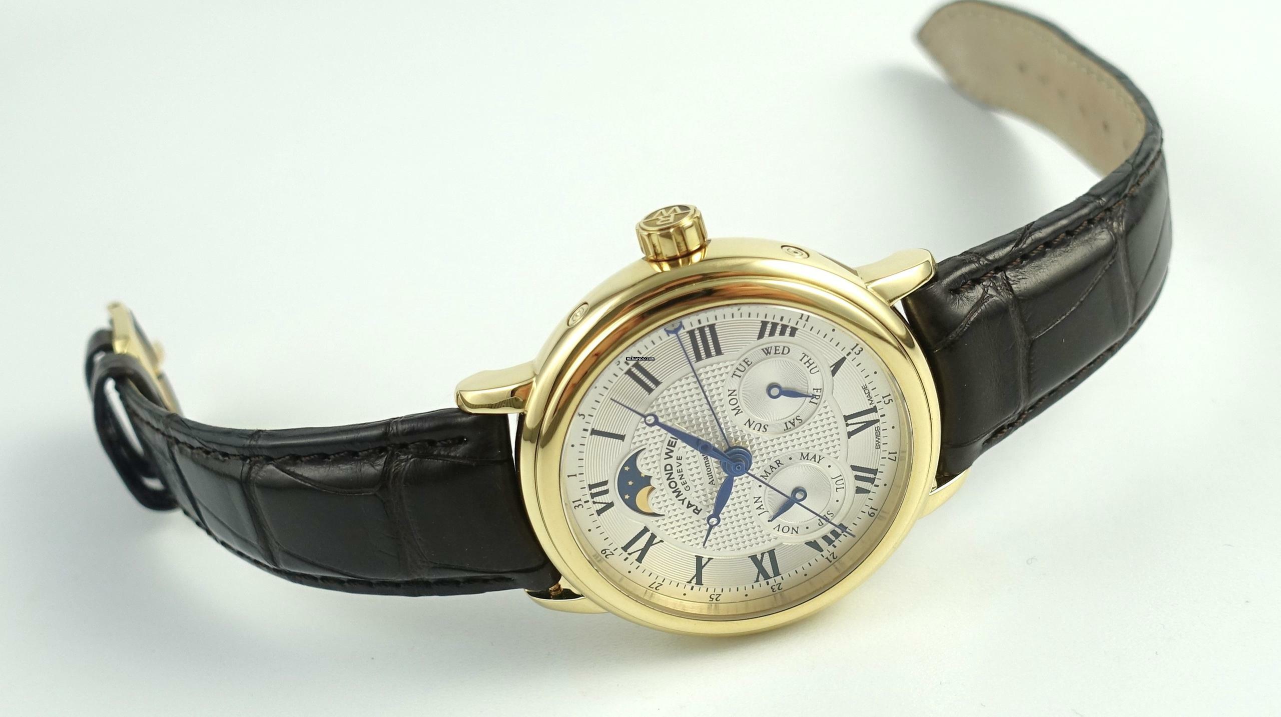 Thumbnail von Raymond Weil Maestro 750 Gelbgold Kalendar 35TH Anniversary Edition