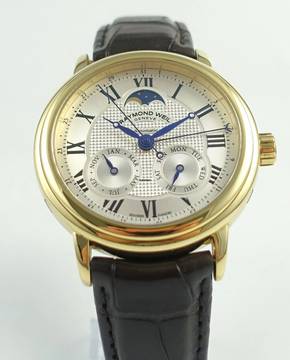  Raymond Weil Maestro 750 Gelbgold Kalendar 35TH Anniversary Edition 