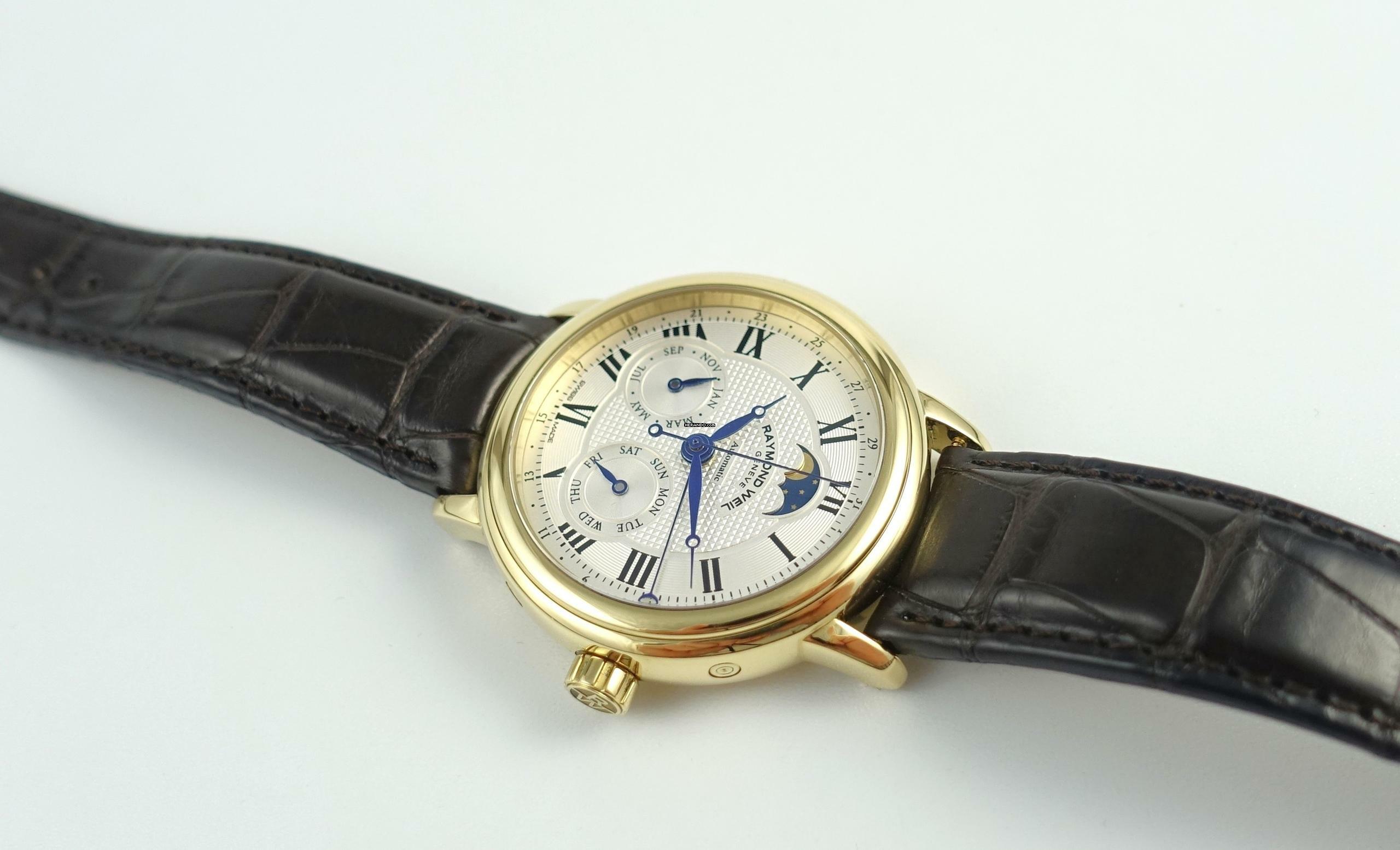 Thumbnail von Raymond Weil Maestro 750 Gelbgold Kalendar 35TH Anniversary Edition